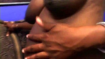 Barefoot Pregnant Black Babe Bent Over for Hard Pounding in Scene 3