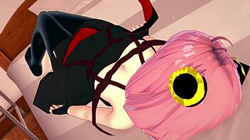 Anya teases a cock in her new adult costume, so intriguing