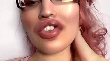 Goddess worship and jerk off instructions with a glasses wearing brat