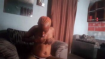 She Loves Licking Her Pussy Fingers And Sucking Her Big Tits By Herself