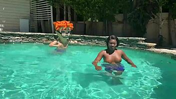 Tessa rides big cock on sofa. Will she squirt or get facial?