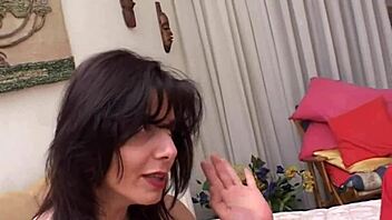 Paula the slut gets her tight pussy slammed by a cock for cash in Italian style.