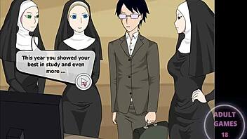 Whoa, what's hiding in this secret society anime game?