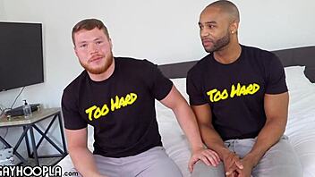 Redhead model goes wild in gay underwear pickup sex