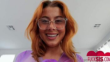 Stella Luxx Craves Attention from Joshua Lewis in Petite 18+ Blowjob Scene