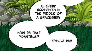 スペースカンツ3、ウェブコミックで女性が縛られたエイリアンモンスターに犯される