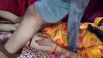 neighbor girl invites for intimate moment at home.