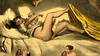 Vintage cartoon illustration from retro times