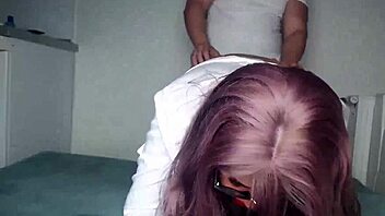 Amateur couple’s homemade sex tape with hardcore anal action