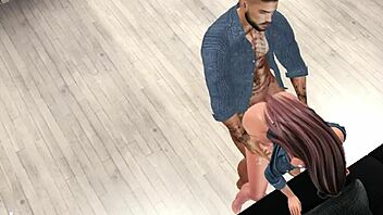 Babydoll Spanks And Dominates Blonde Guy With Strapon