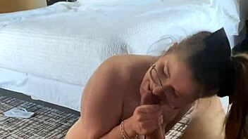Brunette beauty gets her desire fulfilled by well-endowed partner