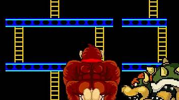 M u g e nr-18 deux - bowser koopa & donkey kong vs mario