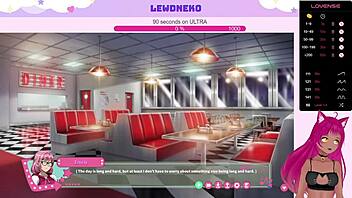 vtuber lewdneko plays futa fix dick dine and dash with big tits creampie