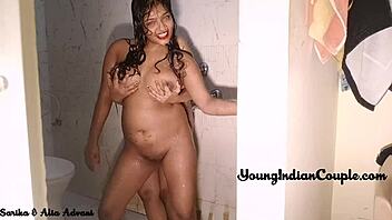 sarika and alia advani have explosive lesbian sex in shower!