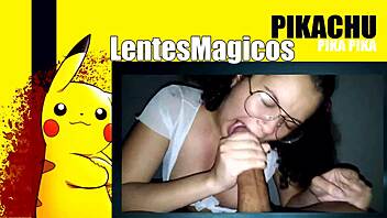 Dirty schoolgirl with glasses learns to suck at 20.