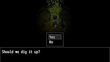 exploring and reaching the bottom of the dark cave in scars of summer happy route part 3.