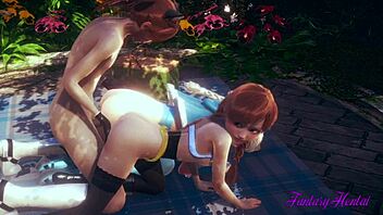 frozen hentai elsa and anna get fucked in threesome