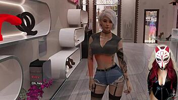 Stappen van Ontucht 12 - Nasty Dean verleidt met grote tieten en upskirt spel