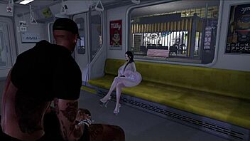 whoa, busty slut railed by huge bbc on train!