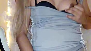 I touch myself with the transsexual.