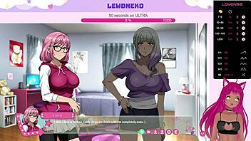 vtuber lewdneko plays futa fix dick dine and dash with big tits creampie