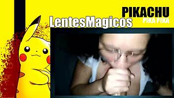 Dirty schoolgirl with glasses learns to suck at 20.