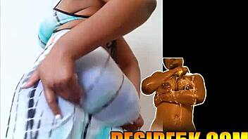 Watch this ebony milf take monster cock in pov