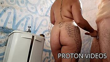 Showering With Hotwife Feels So Damn Steamy!