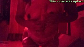 wife playing alone with 22cm dildo squirting fun