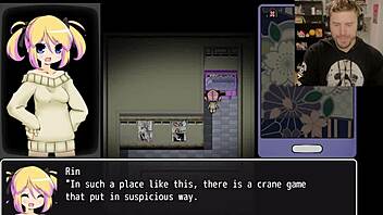 Stuck in naughty escape game? Panic party with creampie action!