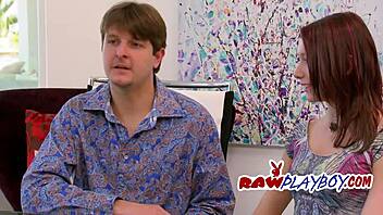 Lusty couples swap partners and fuck hardcore all night 😈