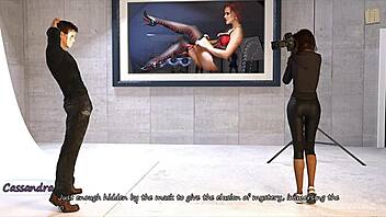 Big City Pleasures 47 Earning Money For Posing In Front Of Sexy Brunette Photographer Cassie