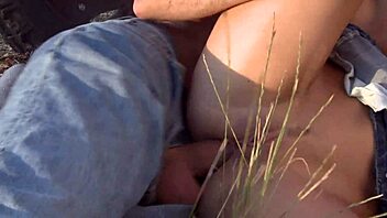 valentina rides anal with skirt on by tractor