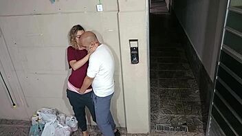 teacher in costume seduces student behind school in anime hentai workout scenario