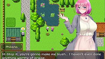 Philana enters the witch's castle and meets suspicious men for a fetish massage.