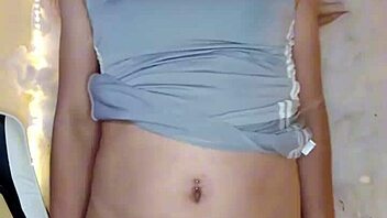 I touch myself with the transsexual.