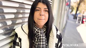 Sexy Brazilian Karoll Ferraz Swallows Cum