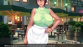 Caught jerking off to mom's friend in anime part eight