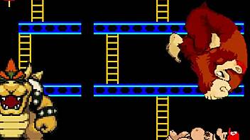 M u g e nr-18 deux - bowser koopa & donkey kong vs mario