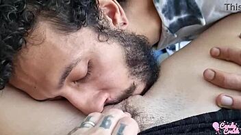 beautiful latina couple prefers home sex over dinner 😈