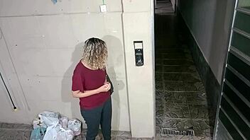 teacher in costume seduces student behind school in anime hentai workout scenario