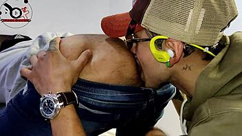 He rushed to receive me on all fours, his hairy asshole eager for hardcore bareback cum.