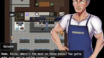 exploring and reaching the bottom of the dark cave in scars of summer happy route part 3.