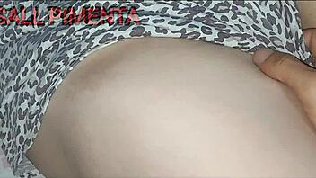 Amateur Latina Ass Fucked with Cumshot on Tits