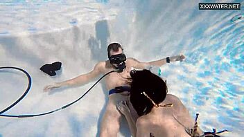 whoa, underwater group sex with eva sasalka is wild af!