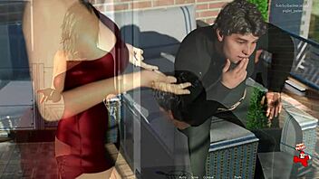 hey, wanna see anna in a sexy red dress with black stockings?