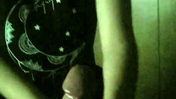 Petite 18+ girlfriend gives handjob cumshot to friend