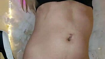 I touch myself with the transsexual.