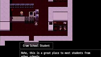 exploring and reaching the bottom of the dark cave in scars of summer happy route part 3.