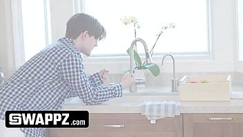 Gorgeous stepmom and stepson experience unexplainable tension in swappz